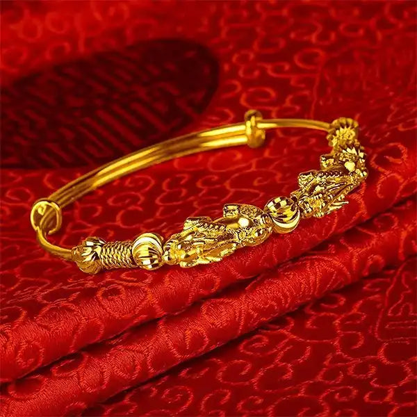 Bracelet Jonc Doré Double Pi Xiu kaosix 7