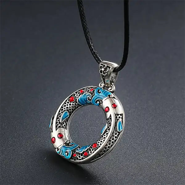 Collier Pendentif Carpe Koï Symbole de Force et de Persévérance kaosix 3