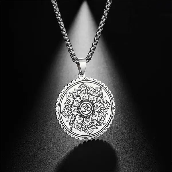 Pendentif Mandala OM Un Symbole d'Harmonie et de Paix Intérieure kaosix 3