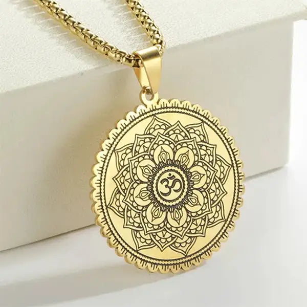 Pendentif Mandala OM Un Symbole d'Harmonie et de Paix Intérieure kaosix 4