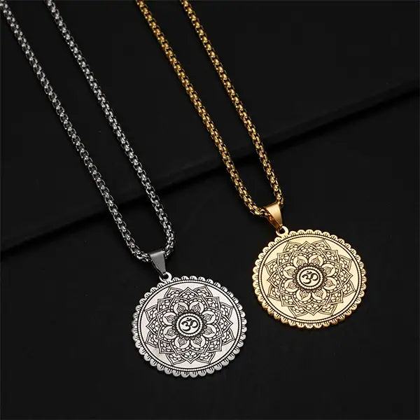 Pendentif Mandala OM Un Symbole d'Harmonie et de Paix Intérieure kaosix 5