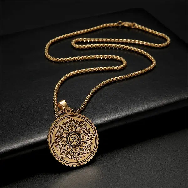 Pendentif Mandala OM Un Symbole d'Harmonie et de Paix Intérieure kaosix 6