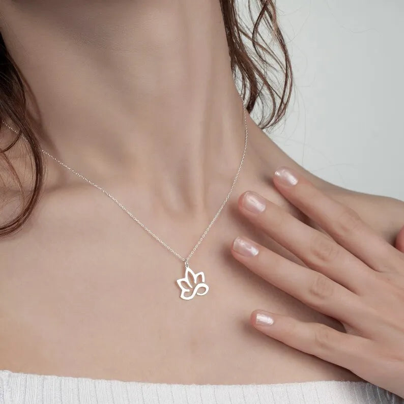 Pendentif fleur de lotus & infini kaosix 2