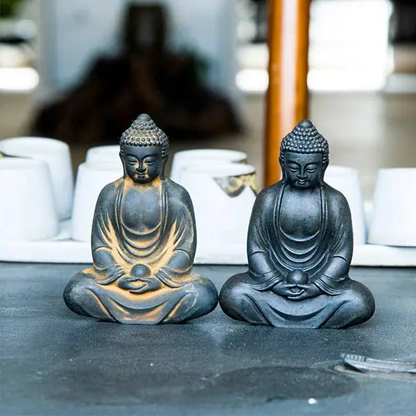 Statue Bouddha Résine Méditation Dhyana Mudra kaosix 3