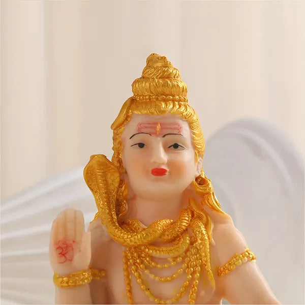Statue Shiva en résine Couleurs vibrantes spiritualité rayonnante kaosix 4