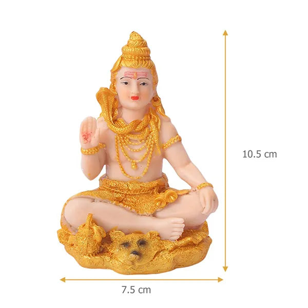Statue Shiva en résine Couleurs vibrantes spiritualité rayonnante kaosix 5