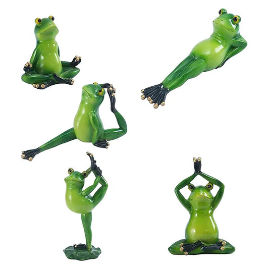 Statues Grenouille Zen l'Art de la Méditation Amusante kaosix 1