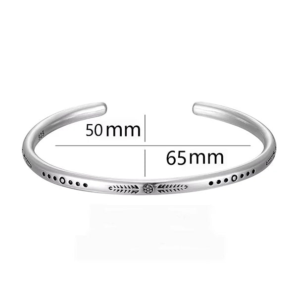 Trio de Bracelets Tibétains Porte-Bonheur - Style & Spiritualité dimension jonc kaosix