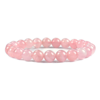 Bracelet en quartz rose