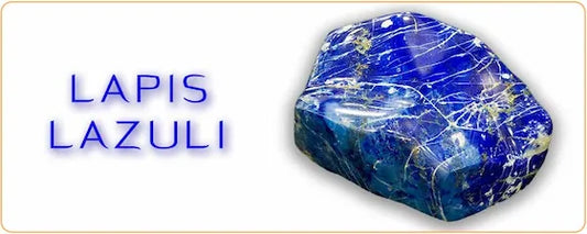 Bannière bloc poli de Lapis Lazuli sur un fond blanc Kaosix