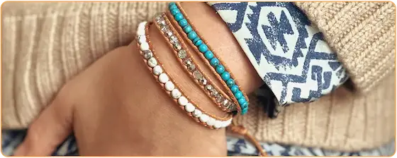 Bracelet Perles d’œil de Tigre Tortue Marine