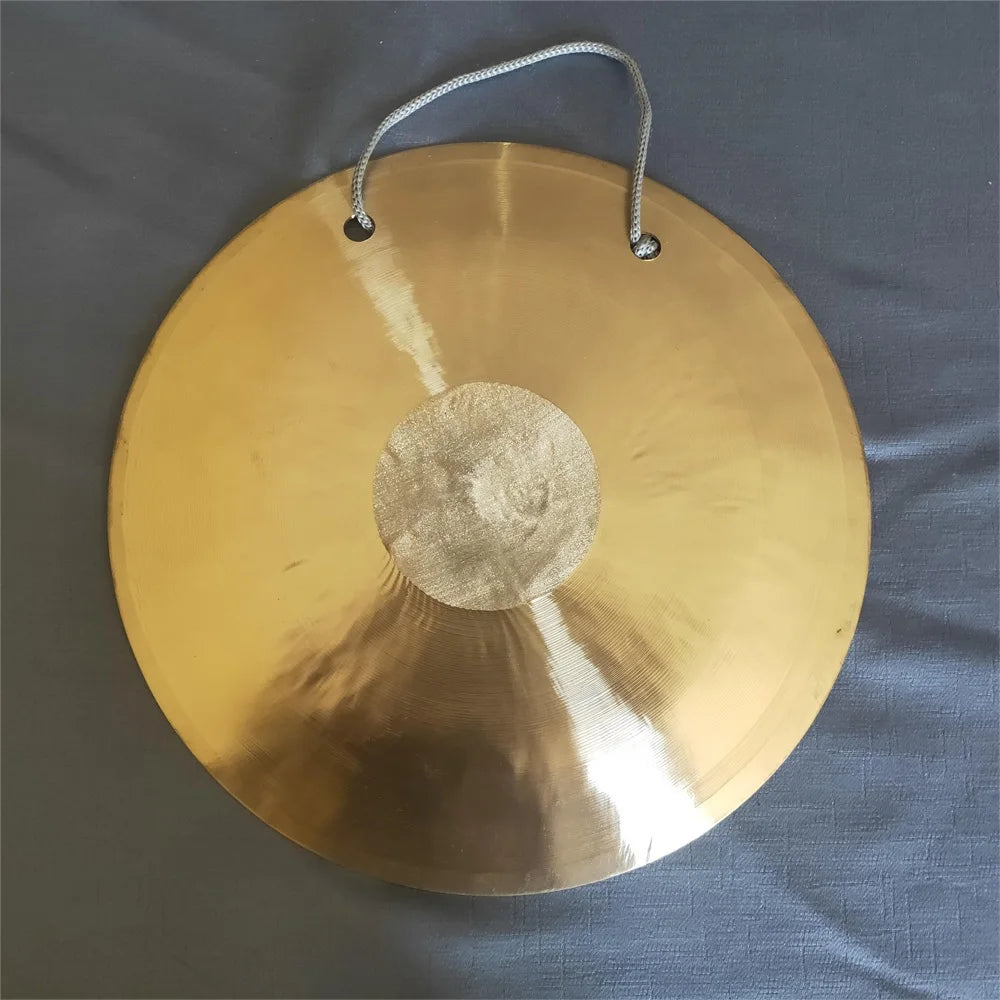 Wind Gong de Sonothérapie en Bronze sur Support C-Stand kaosix