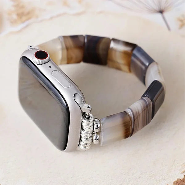Bracelet Apple Watch en Agate Calme et Stabilité kaosix 4