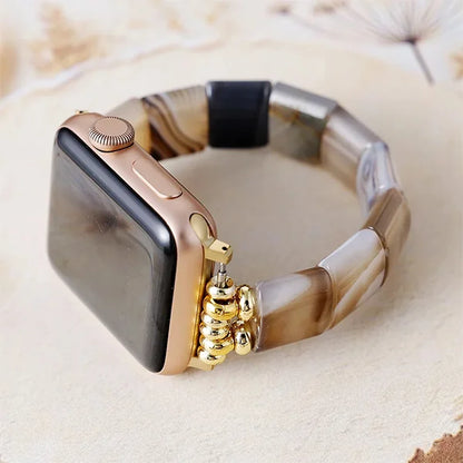 Bracelet Apple Watch en Agate Calme et Stabilité kaosix 5
