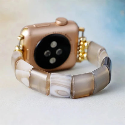 Bracelet Apple Watch en Agate Calme et Stabilité kaosix 6