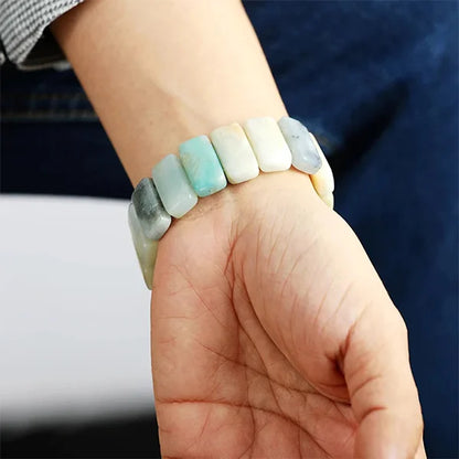Bracelet Apple Watch en Amazonite Douceur et Courage kaosix 6