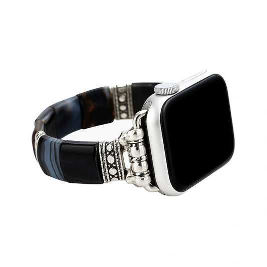 Bracelet Apple Watch en Onyx & Agate Style et Protection kaosix 1