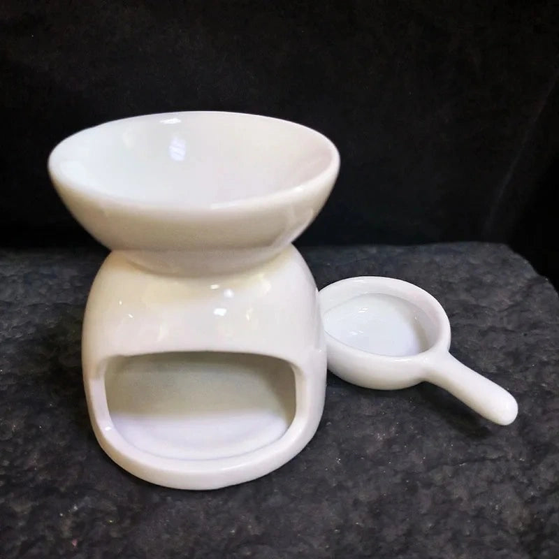 Brûleur d'Arômes en Céramique Épurée à Bougie kaosix