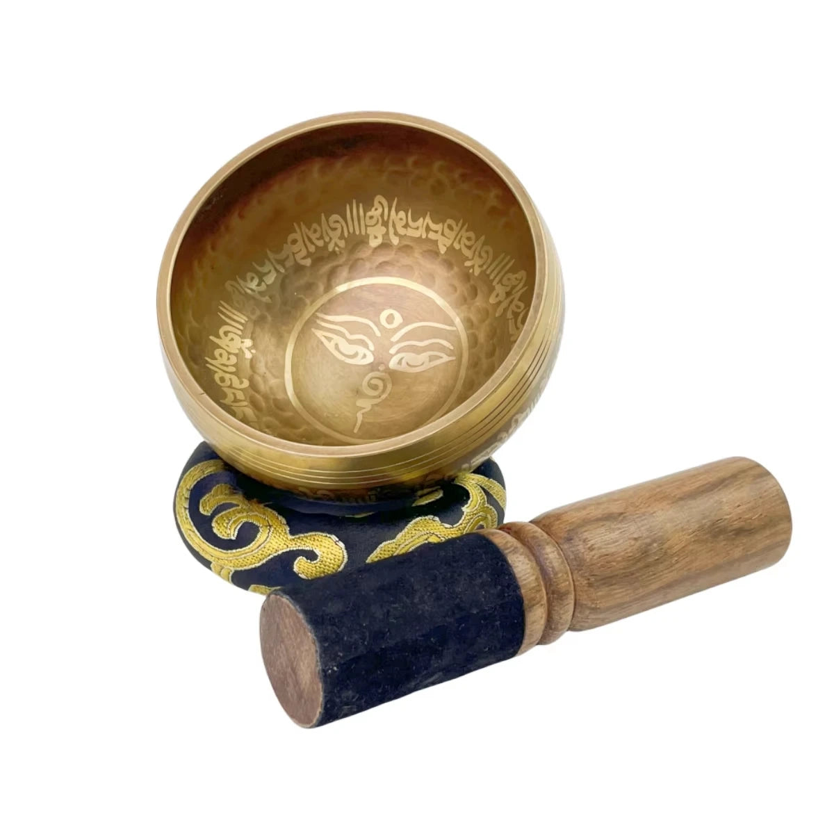 Coffret Bol Chantant Tibétain Sacré & Coussin Brodé kaosix 3.5