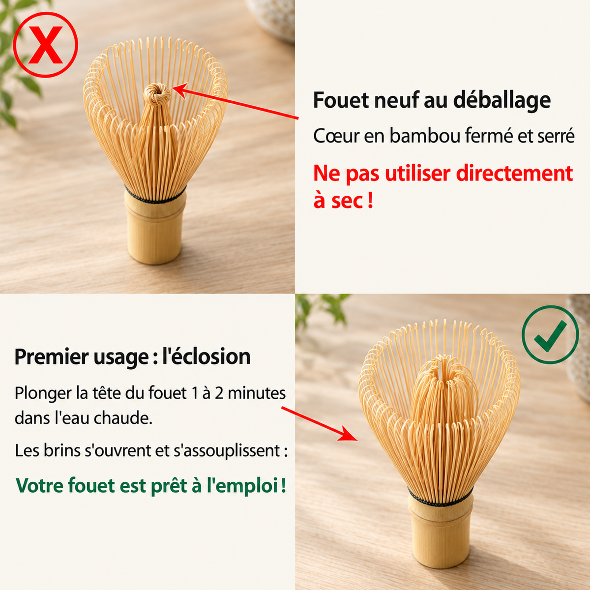 Coffret Cérémonie Matcha en Grès & Bambou kaosix