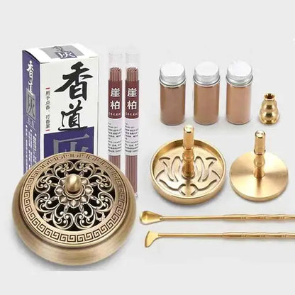 Coffret Rituel Sceau d'Encens en Laiton kaosix 2