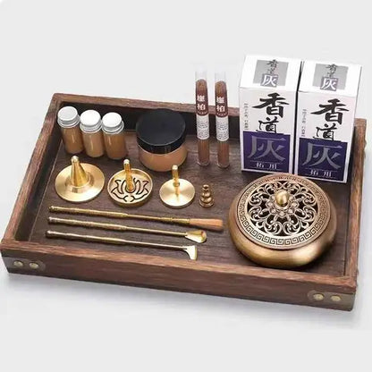 Coffret Rituel Sceau d'Encens en Laiton kaosix 3