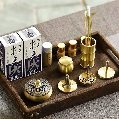 Coffret Rituel Sceau d'Encens en Laiton kaosix 4