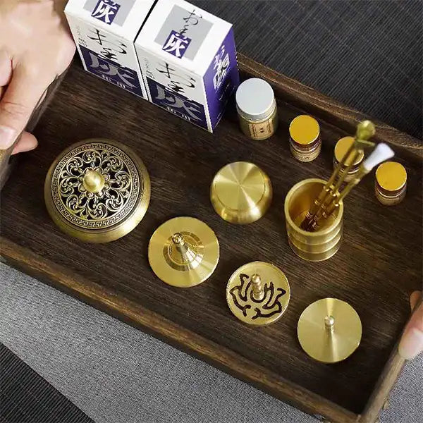 Coffret Rituel Sceau d'Encens en Laiton kaosix 5