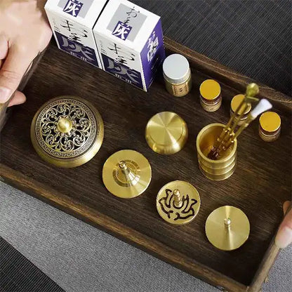 Coffret Rituel Sceau d'Encens en Laiton kaosix 5