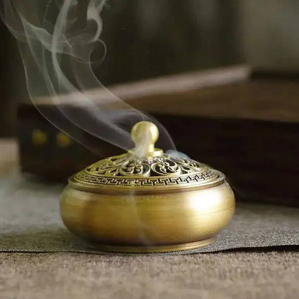 Coffret Rituel Sceau d'Encens en Laiton kaosix 6