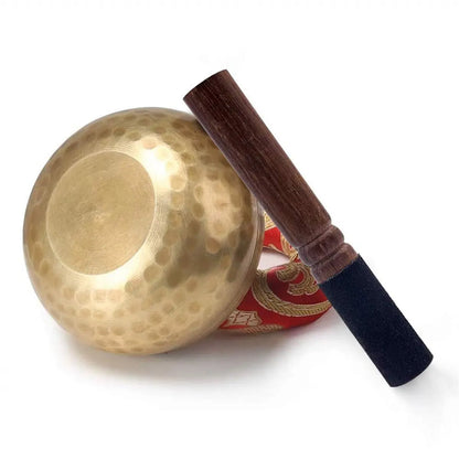 Coffret Bol Chantant Tibétain Sacré & Coussin Brodé kaosix