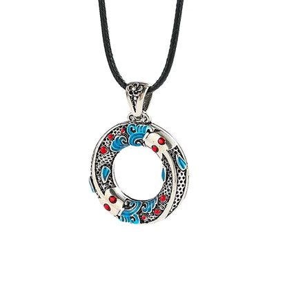 Collier Pendentif Carpe Koï Symbole de Force et de Persévérance kaosix 1
