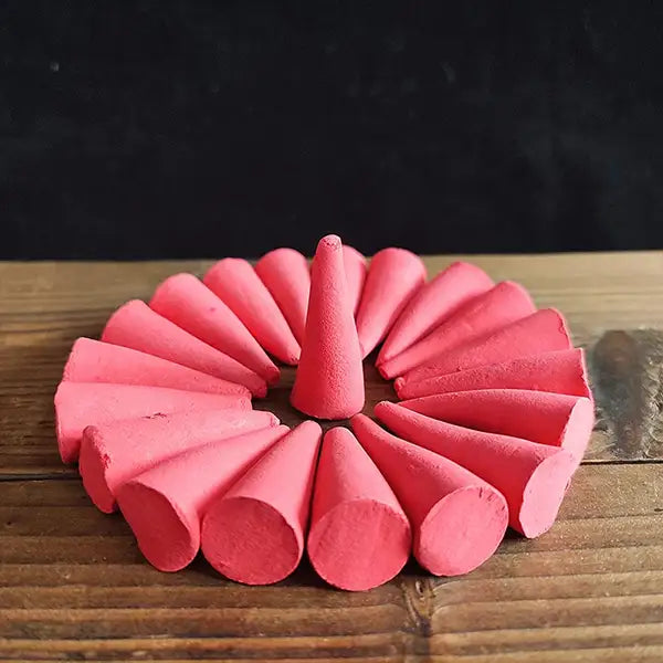 Cônes d’encens - Sachet de 20 pièces, parfums variés Pivoine kaosix