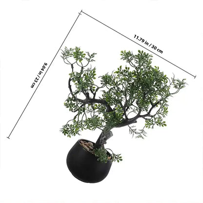 Faux Bonsaï d'Intérieur Arbre de Sérénité Feng Shui kaosix