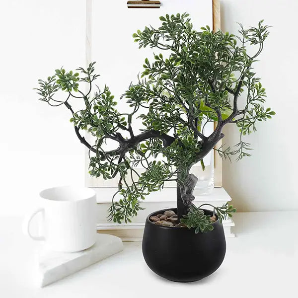 Faux Bonsaï d'Intérieur Arbre de Sérénité Feng Shui kaosix