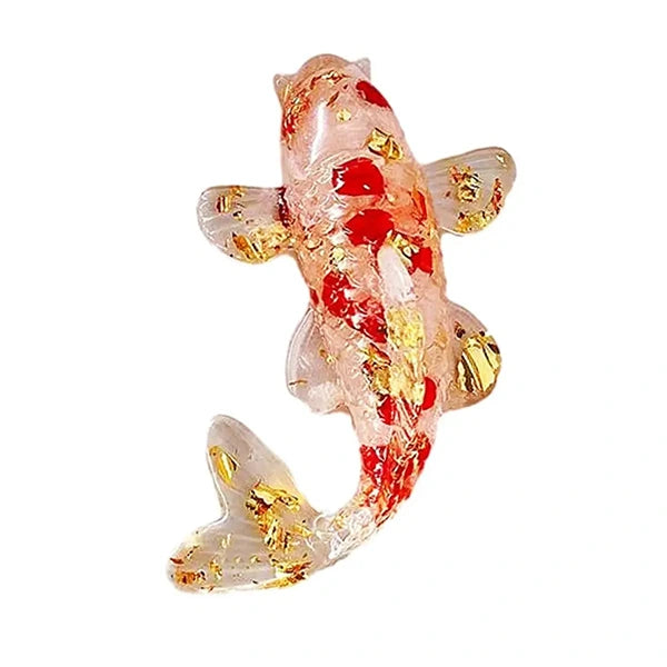 Figurines Carpe Koï Feng Shui en Résine Amulettes de Richesse kaosix 4
