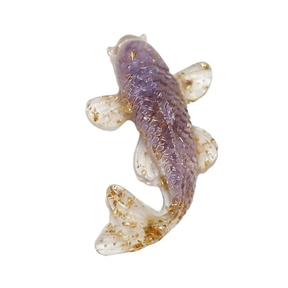 Figurines Carpe Koï Feng Shui en Résine Amulettes de Richesse kaosix 6
