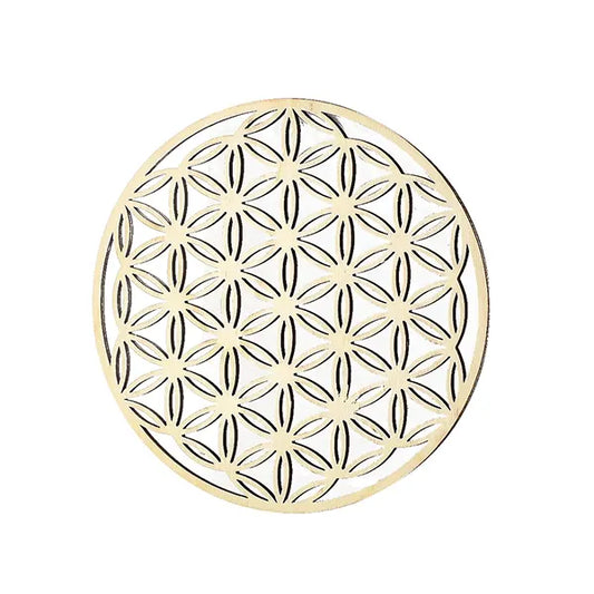 Grande Fleur de Vie en Bois pour Recharger vos Pierres (20 cm) kaosix 1