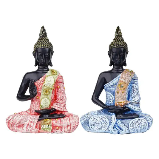 Grande Statue Bouddha Protection & Méditation 34cm kaosix 1
