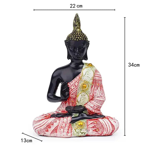 Grande Statue Bouddha Protection & Méditation 34cm kaosix 10