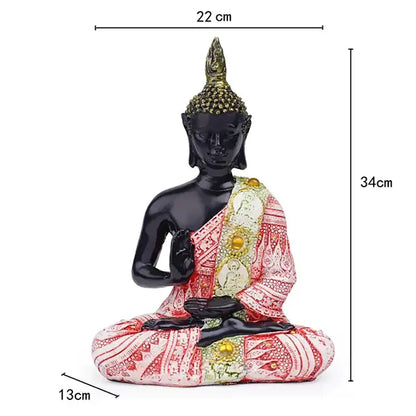 Grande Statue Bouddha Protection & Méditation 34cm kaosix 10