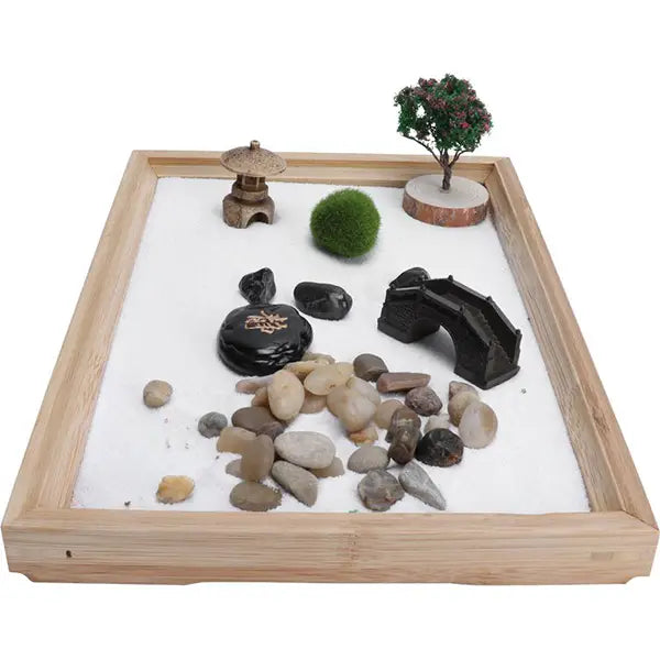 Jardin Zen d'Intérieur avec Accessoires et Outils kaosix