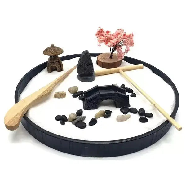 Kit Jardin Zen Japonais Circulaire Méditation et Feng Shui kaosix 1