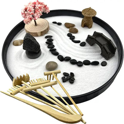 Kit Jardin Zen Japonais Circulaire Méditation et Feng Shui kaosix 1
