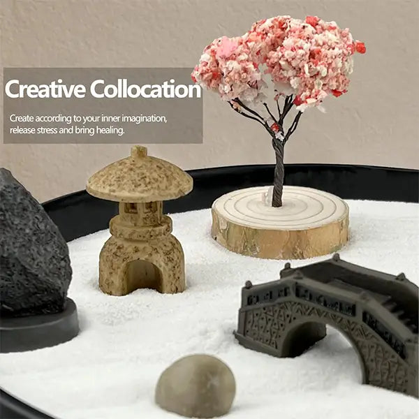 Kit Jardin Zen Japonais Circulaire Méditation et Feng Shui kaosix 1