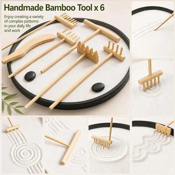 Kit Jardin Zen Japonais Circulaire Méditation et Feng Shui kaosix 1