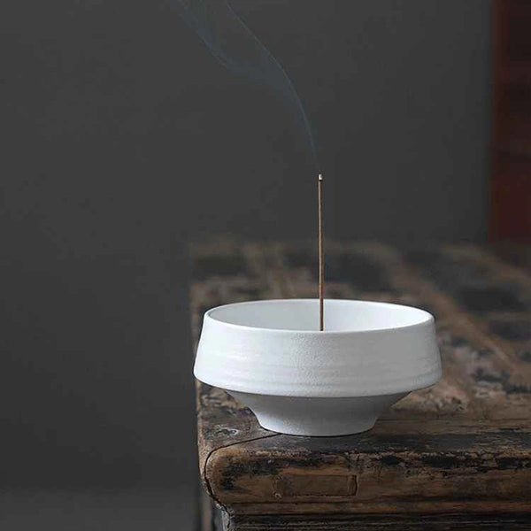 Porte-Encens en Céramique Wabi-Sabi Le Bol de Méditation kaosix 4