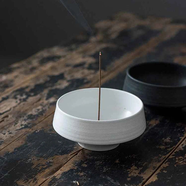 Porte-Encens en Céramique Wabi-Sabi Le Bol de Méditation kaosix 6