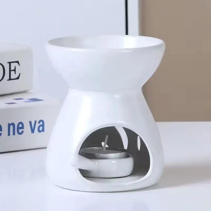 Brûleur d'Arômes en Céramique Épurée à Bougie kaosix