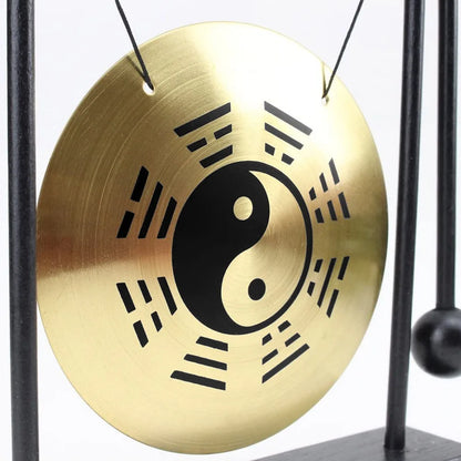 Gong de Table Zen en Laiton & Portique Bois kaosix